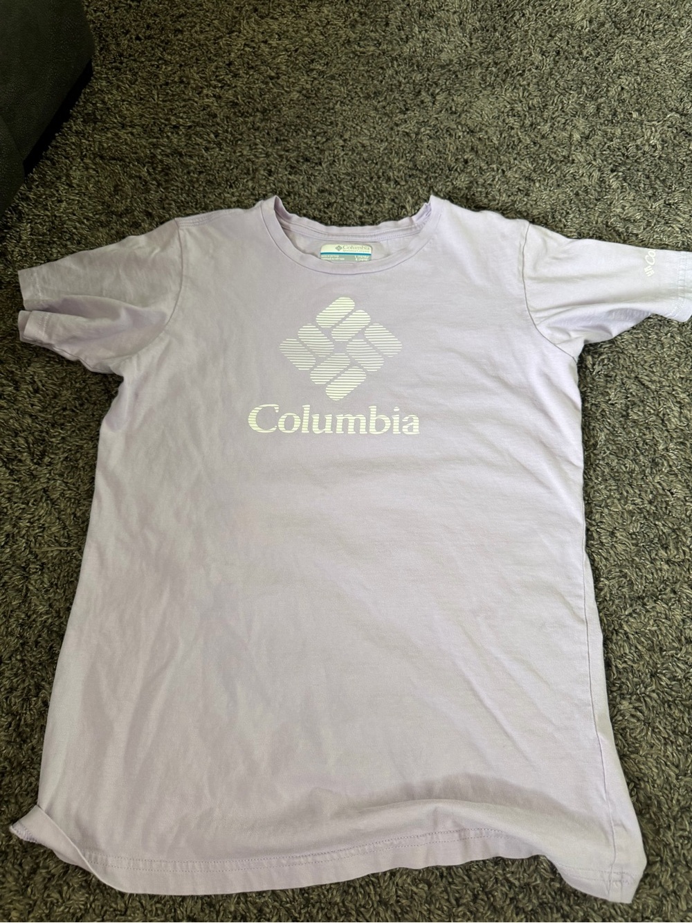 Columbia Light Lavender Logo Short-Sleeve Tee